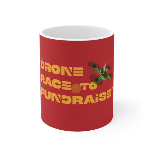 Drone Race To FundRaise™ Ceramic Mug 11oz